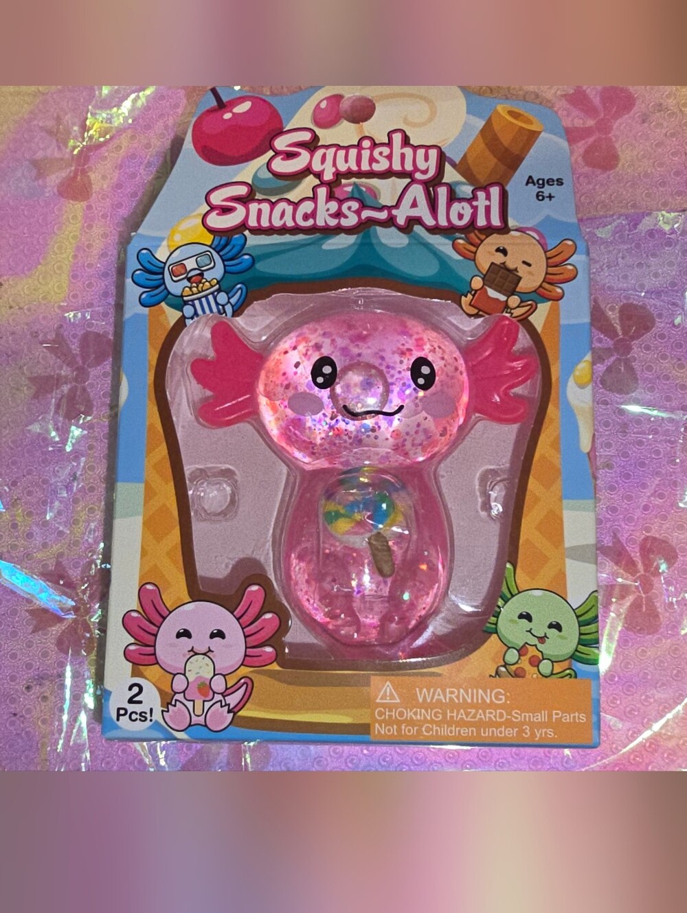 Sweets Axolotl LOLLY PINK